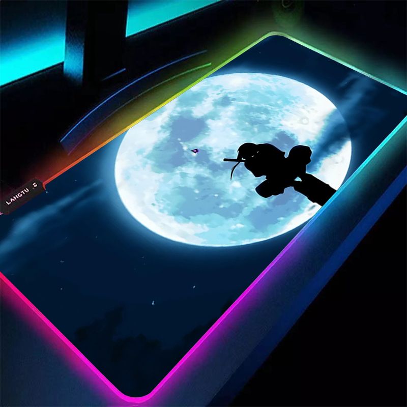 Esports Gaming Keyboard - Alas Mouse Besar RGB 90X40Cm Naruto