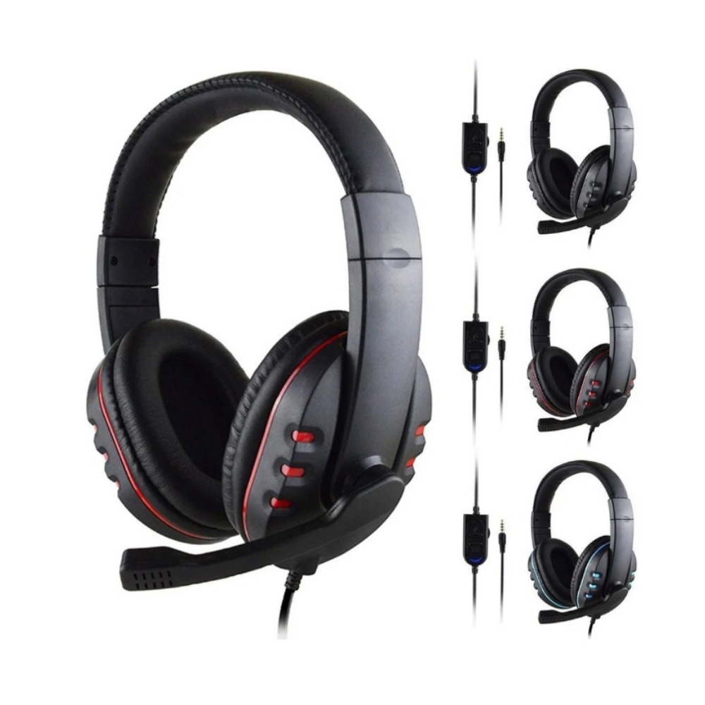 Esports Gaming Station - Headphone 3.5mm Headset Gaming Berkabel Earphone