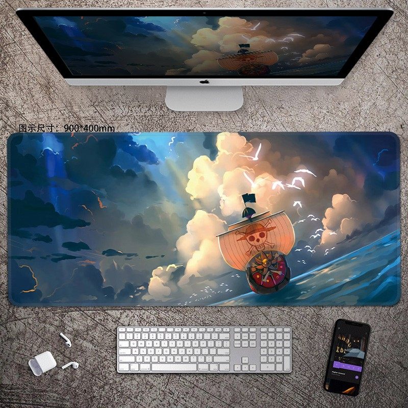 Esports Gaming Pad - Alas Mouse Kulit ONE PIECE Animasi