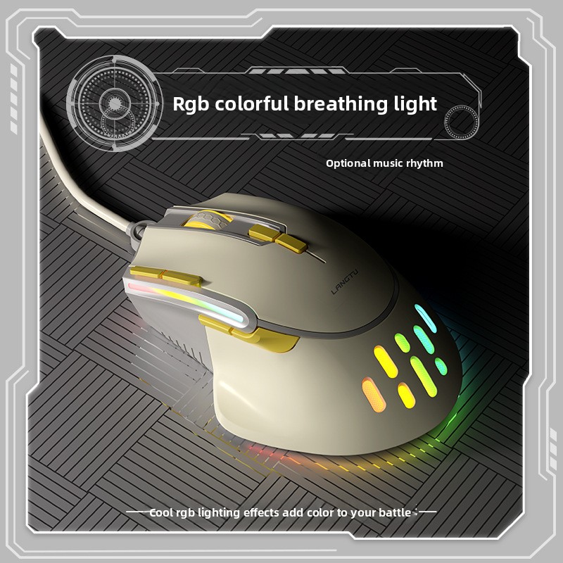 Esports Gaming Business - Mouse Optik Mekanis Berkabel E-Sports G3