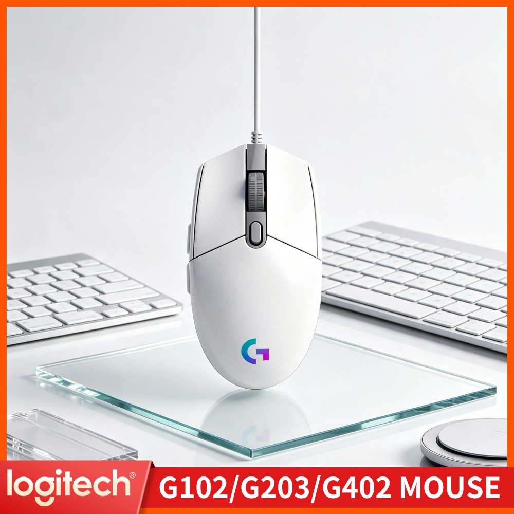 Logitech Mouse G203 - Mouse Gaming Berkabel Logitech G203 Enam