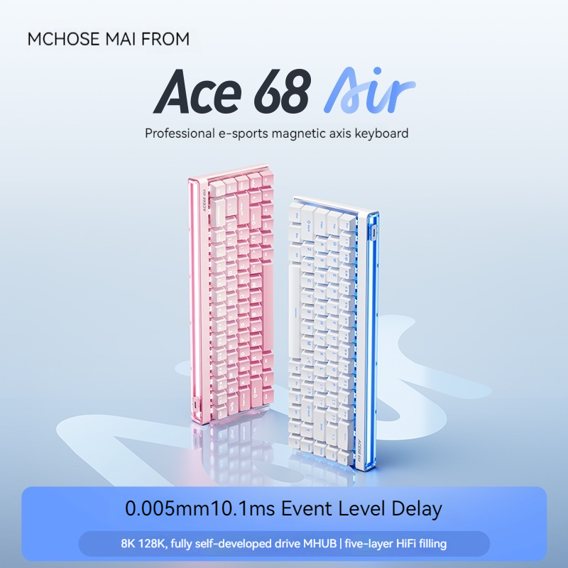 Esports Gaming Keyboard - Keyboard Mekanik Mchose Ace68 Air Magnetic