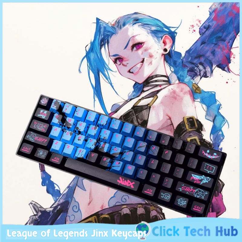 Esports Gaming Keyboard - Jinx Hero Theme Keycaps 137 Key
