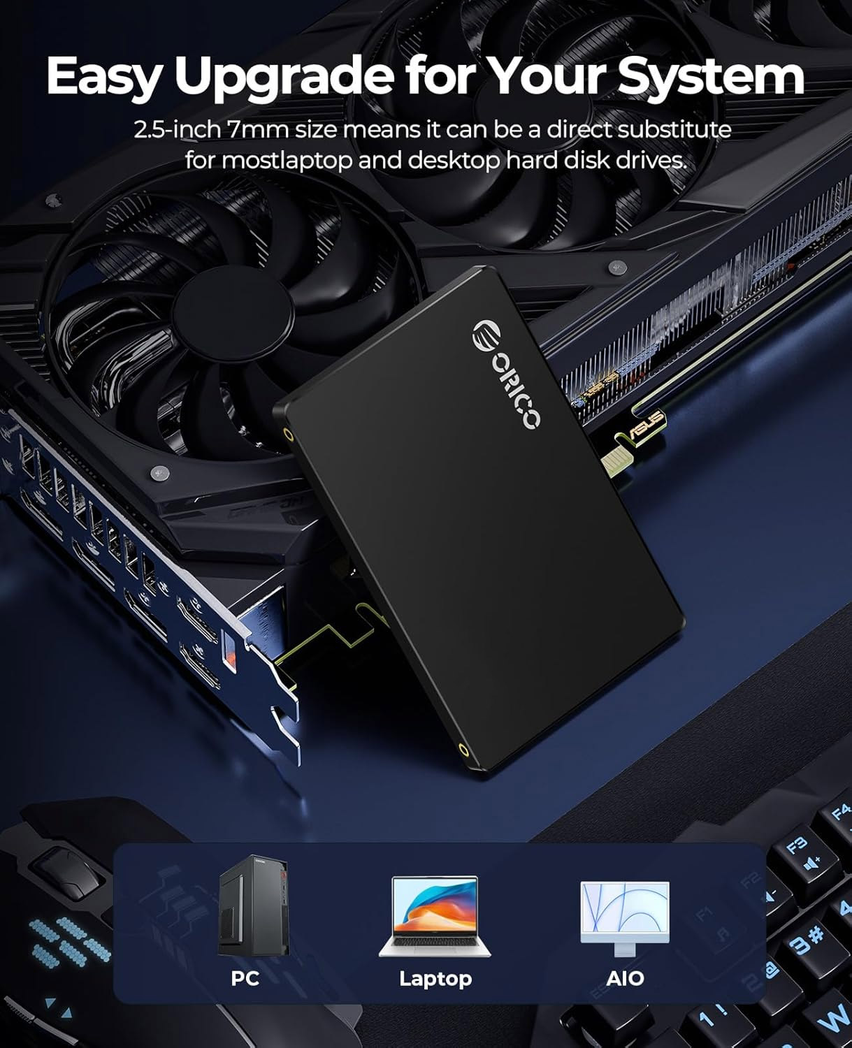 ORICO 1TB SATA SSD 2.5 Inci In - Samsung Ssd Evo 870 ulasan dan harga