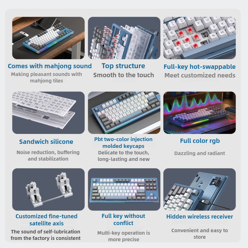 KEMOVE K87 Keyboard Mekanik Ni - Esports Gaming Business ulasan dan harga