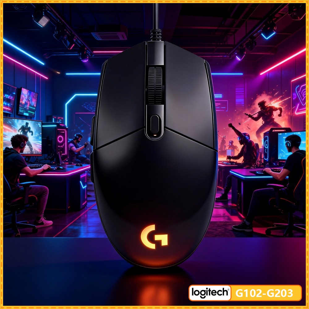 Logitech G203 Mouse Gaming RGB - Logitech Mouse G203 ulasan dan harga
