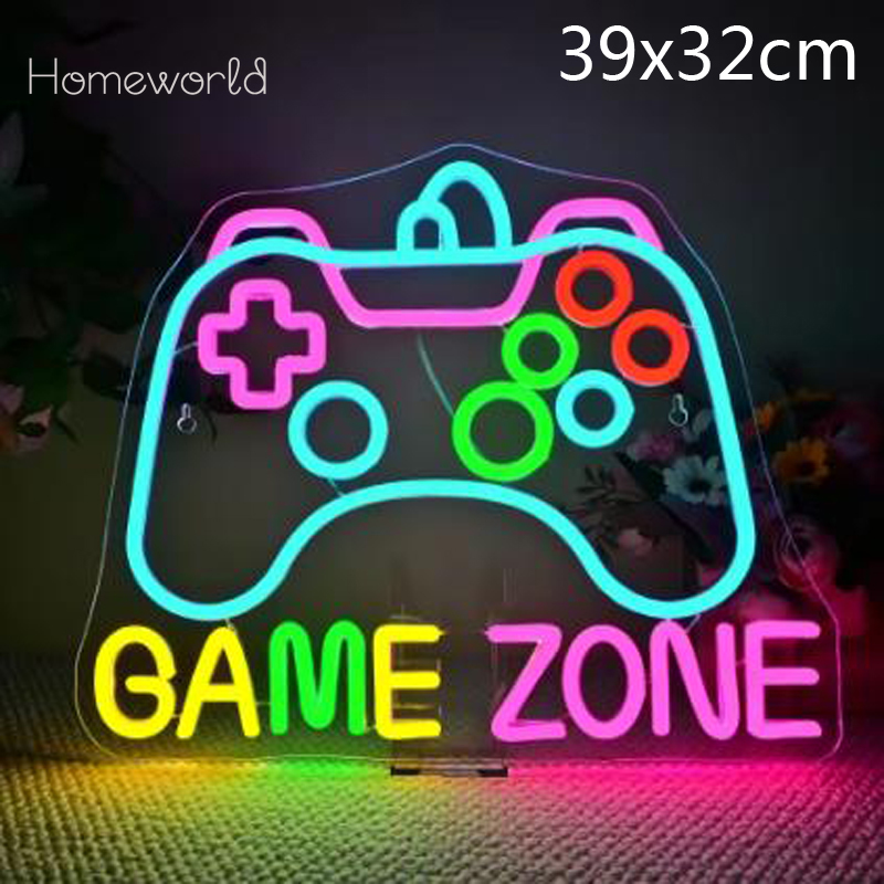 Tanda Lampu Neon LED Zona Game - Esports Gaming Arena ulasan dan harga