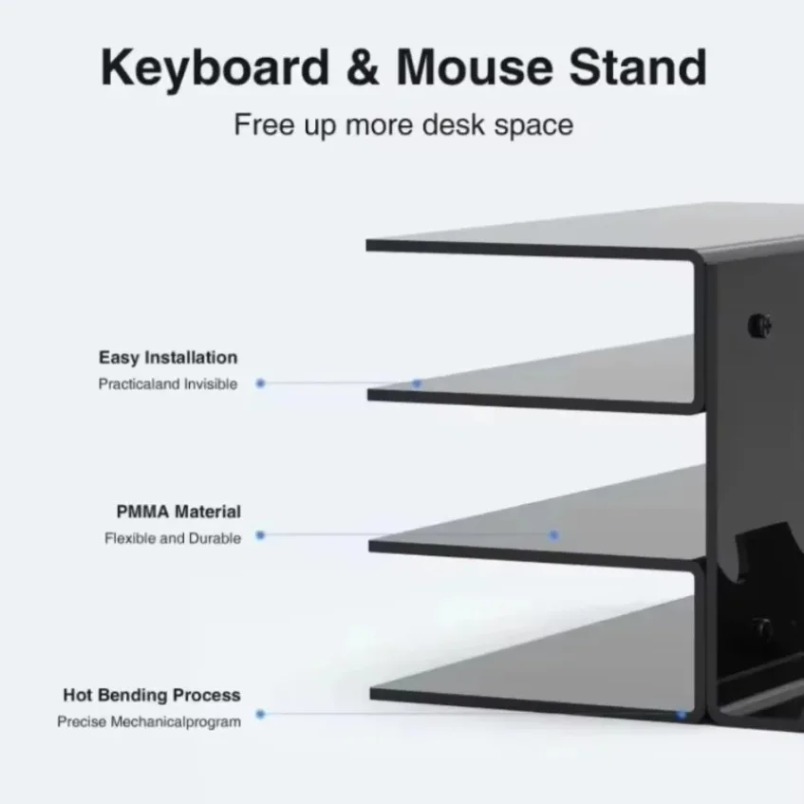 Rak Akrilik Bening 3 Tingkat u - Esports Gaming Keyboard ulasan dan harga