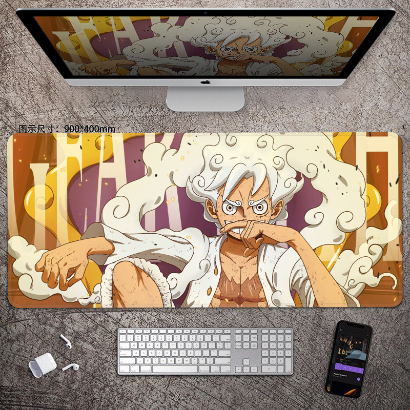 Alas Mouse Kulit ONE PIECE Ani - Esports Gaming Pad ulasan dan harga