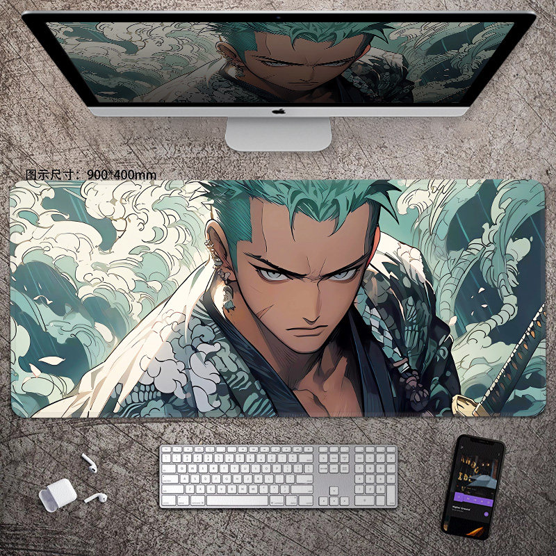 Alas Mouse Kulit ONE PIECE Ani - Esports Gaming Pad ulasan dan harga