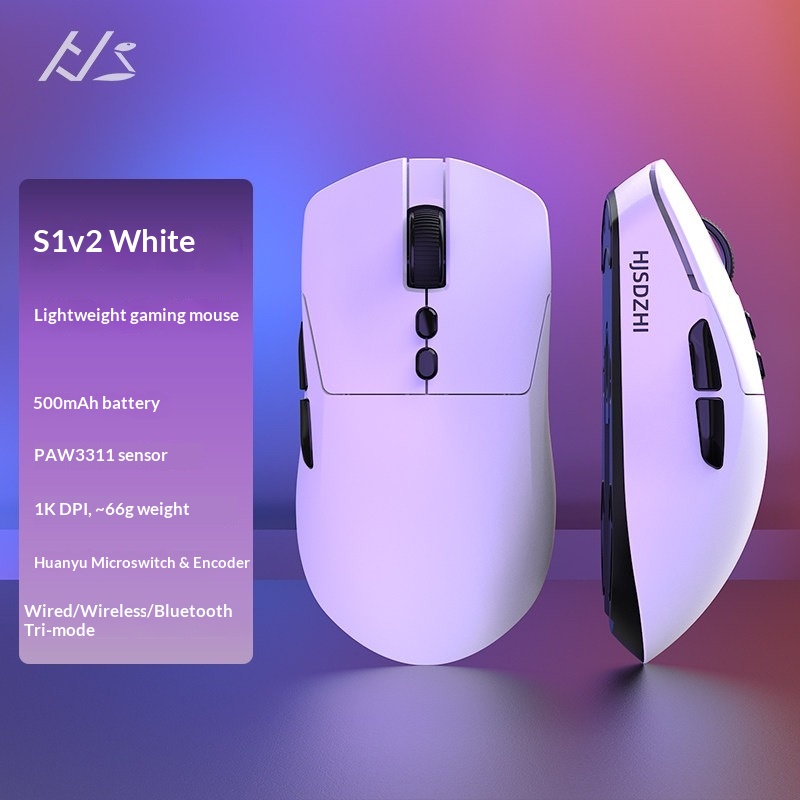 HJ.Snake S1V2 Mouse Gaming Nir - Esports Gaming Business ulasan dan harga