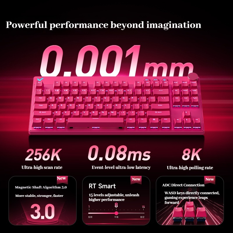 Mchose Mix 87 Sumbu Magnetik E - Esports Gaming Events ulasan dan harga