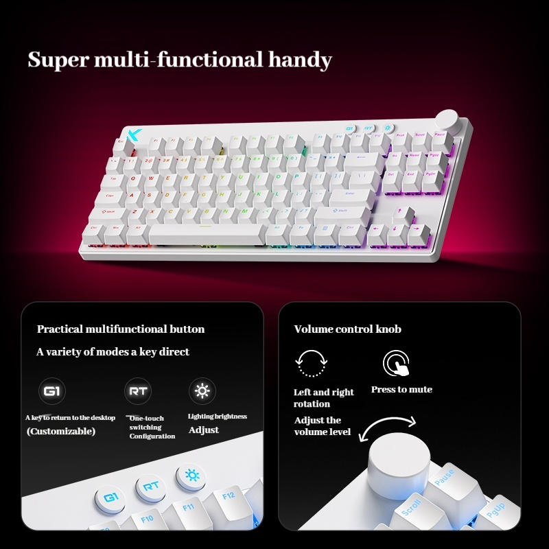 Mchose Mix 87 Sumbu Magnetik E - Esports Gaming Events ulasan dan harga